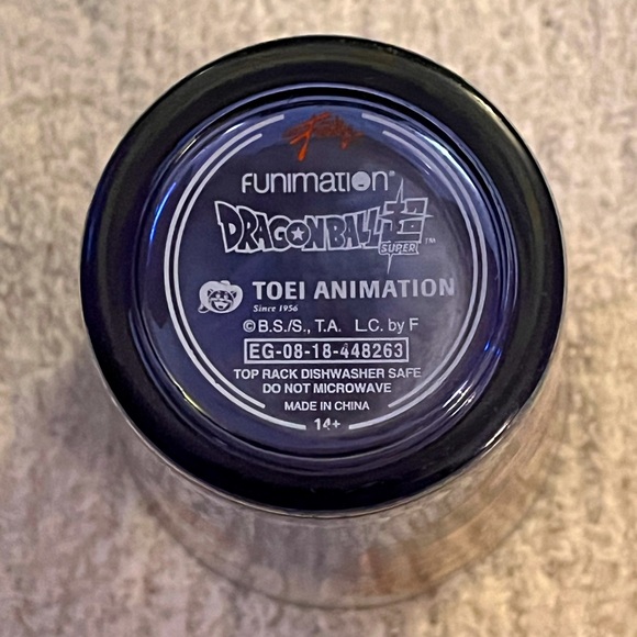 Dragon Ball Z collectible Toei Animation pint glass - Picture 8 of 8